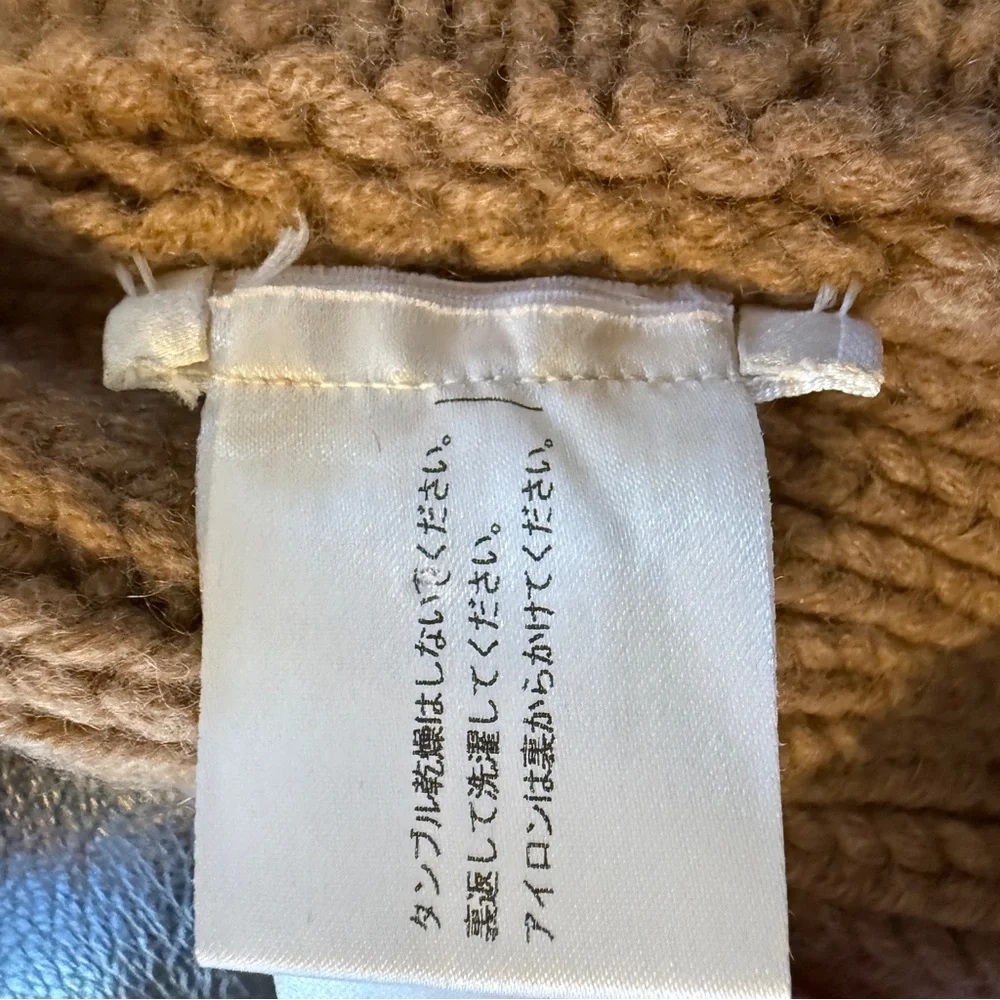 Chloé  Brown Cable Knit Cardigan Sweater – Women’s Size Med - Picture 11 of 14